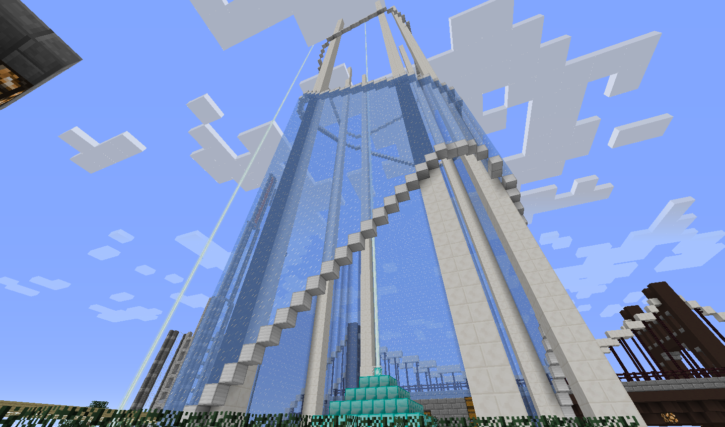 Cool Minecraft Skyscrapers On our skyscraper plot,